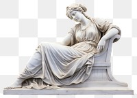 PNG Sculpture statue art representation. AI generated Image by rawpixel.