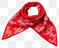 PNG Bandana scarf white background accessories. AI generated Image by rawpixel.