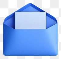 PNG Envelope letter blue letterbox. 