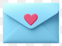 PNG Envelope heart mail blue. AI generated Image by rawpixel.