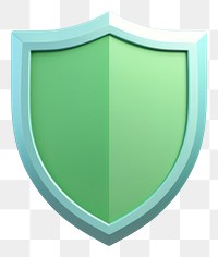 PNG Shield green blue protection. 