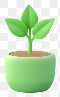 PNG Sprout green plant leaf. AI generated Image by rawpixel.