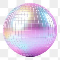 PNG Sphere disco white background celebration. AI generated Image by rawpixel.