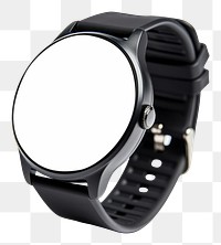 PNG Wristwatch technology screen smart watch. AI generated Image by rawpixel.