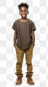 PNG Portrait standing t-shirt sleeve. AI generated Image by rawpixel.