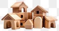 PNG Wooden toys cardboard block house. AI generated Image by rawpixel.