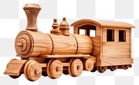 PNG Wooden train toy locomotive vehicle white background. AI generated Image by rawpixel.