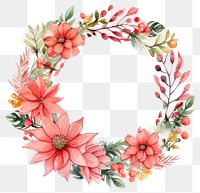 PNG Pattern wreath flower plant. 