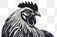 PNG Chicken poultry animal black. 