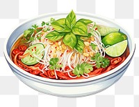 PNG Bowl food meal soup. AI generated Image by rawpixel.