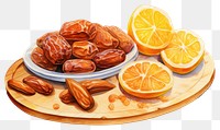 PNG Food fruit plant meal, digital paint illustration. AI generated image