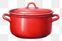 PNG Red pot appliance. 