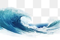 PNG Ocean nature wave sea. AI generated Image by rawpixel.