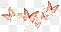 PNG Animal petal butterfly fragility.