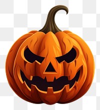 PNG Halloween face anthropomorphic jack-o'-lantern. 