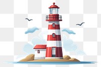 PNG Architecture lighthouse building tower. AI generated Image by rawpixel.