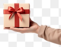 PNG Gift holding hand box. 