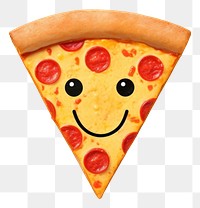 PNG Pizza food anthropomorphic pepperoni. AI generated Image by rawpixel.