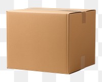 PNG Box cardboard carton white background. AI generated Image by rawpixel.