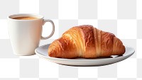 PNG Croissant cup coffee bread. 