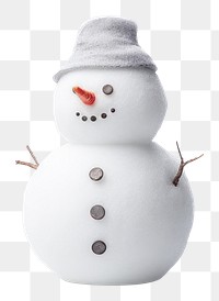 PNG Snowman winter anthropomorphic representation. 