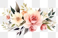 PNG Flower pattern plant rose transparent background