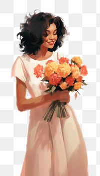 PNG Cheerful portrait holding wedding. AI generated Image by rawpixel.