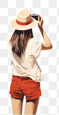 PNG Shorts adult woman photo. AI generated Image by rawpixel.