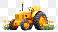 PNG Tractor agriculture  vehicle. AI generated Image by rawpixel.