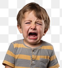 PNG Crying shouting baby frustration.