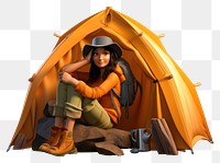 PNG Tent portrait camping adult. AI generated Image by rawpixel.