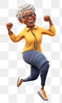 PNG Cartoon adult woman  