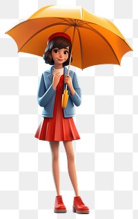 PNG Umbrella cartoon women  