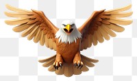 PNG Flying animal eagle bird. AI generated Image by rawpixel.