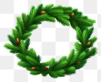 PNG Wreath plant tree illuminated. AI generated Image by rawpixel.
