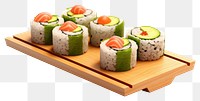 PNG Sushi avocado food rice. AI generated Image by rawpixel.