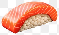PNG Sushi seafood salmon rice. AI generated Image by rawpixel.