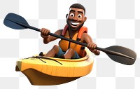 PNG Kayak adventure vehicle cartoon. AI generated Image by rawpixel.