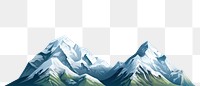 PNG Mountain landscape nature ice. AI generated Image by rawpixel.