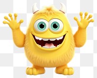 PNG Cartoon yellow plush toy.