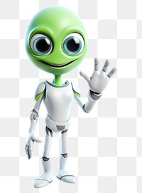 PNG Alien white background representation technology. AI generated Image by rawpixel.