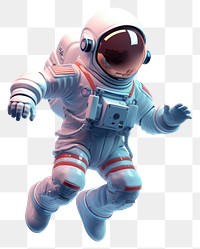 PNG Space parachuting futuristic astronaut. 