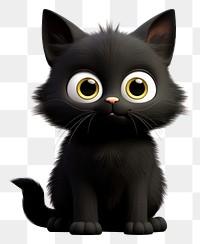 PNG Cartoon animal mammal black. 