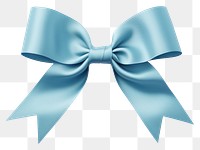 PNG Ribbon gift blue bow. 