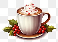 PNG Mug dessert coffee drink transparent background