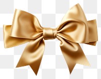 PNG Ribbon gold bow transparent background. AI generated Image by rawpixel.