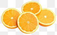 PNG Grapefruit orange lemon slice. 