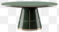 PNG Table furniture green transparent background. 