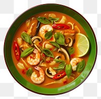 PNG Plate food soup meal. AI generated Image by rawpixel.