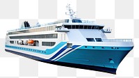 PNG Vehicle ferry yacht ship. 